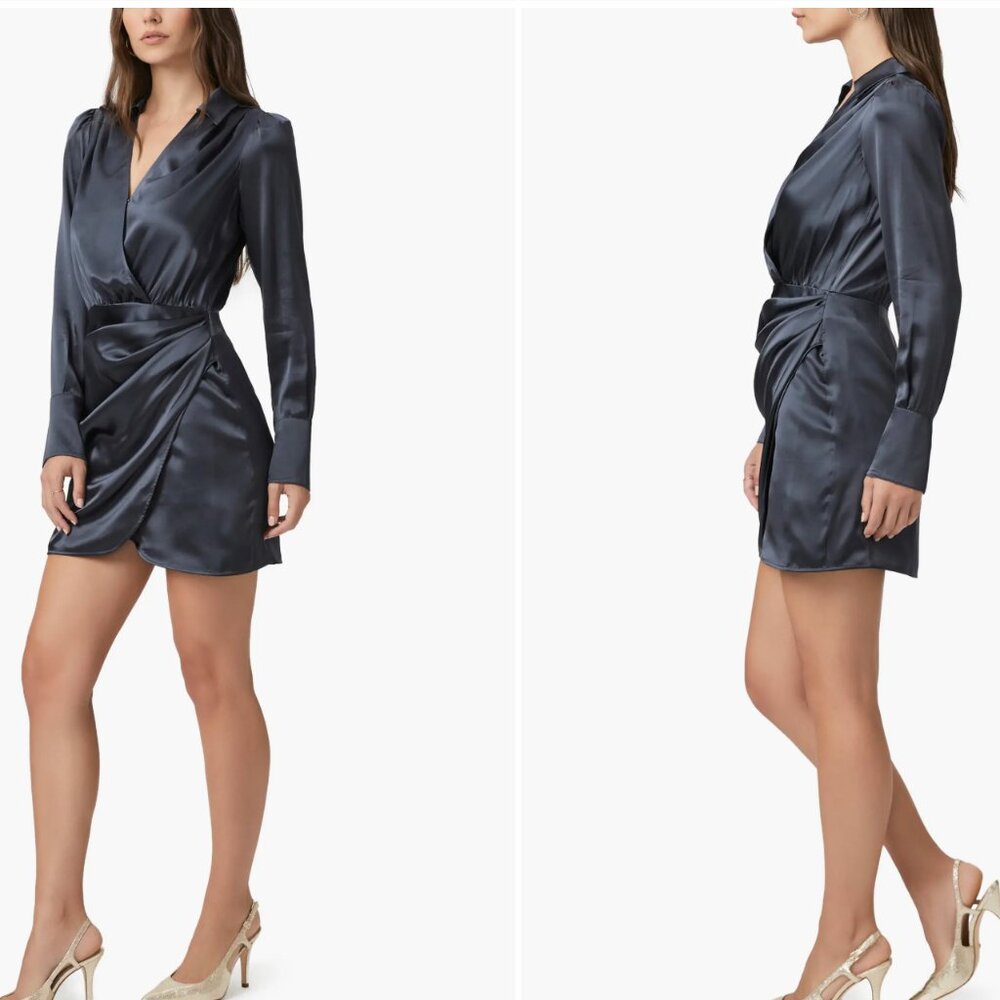 Paige Nyla Long Sleeve Silk Dress sz0